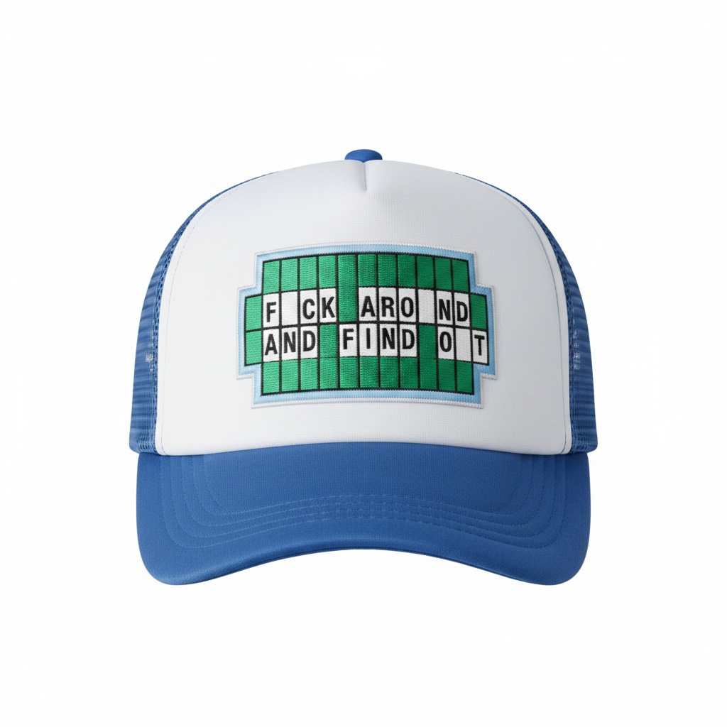 “Pick a Vowel” SnapBack Trucker Hat