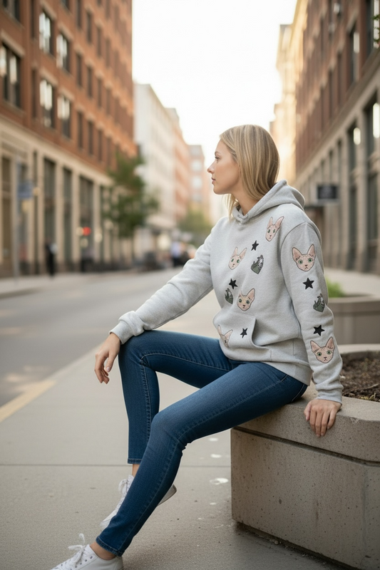 The Hairless Cat hoodie